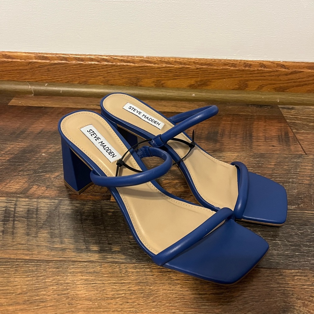Steve Madden Lilah Sandal Blue Size 8.5M